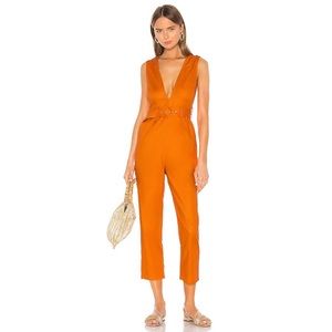 Camila Coelho belted Liliana jumpsuit